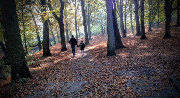 Herfst wandeling kinderen