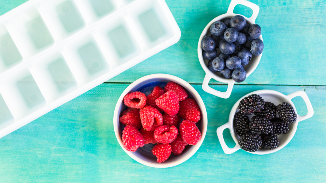 Doe-tip: Fruit-ijsblokjes maken