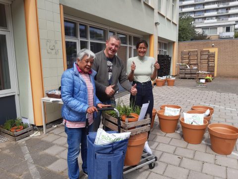 Biologische plantenpakketten voor balkoneigenaren in de Muziekbuurt
