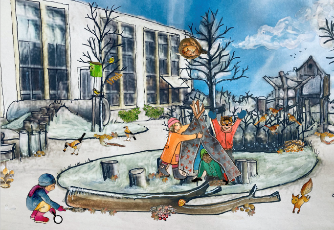 Praatplaat onderbouw lespakket winter