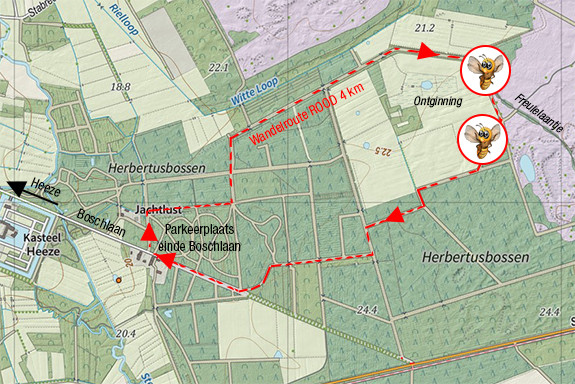 routekaart insectenhotels