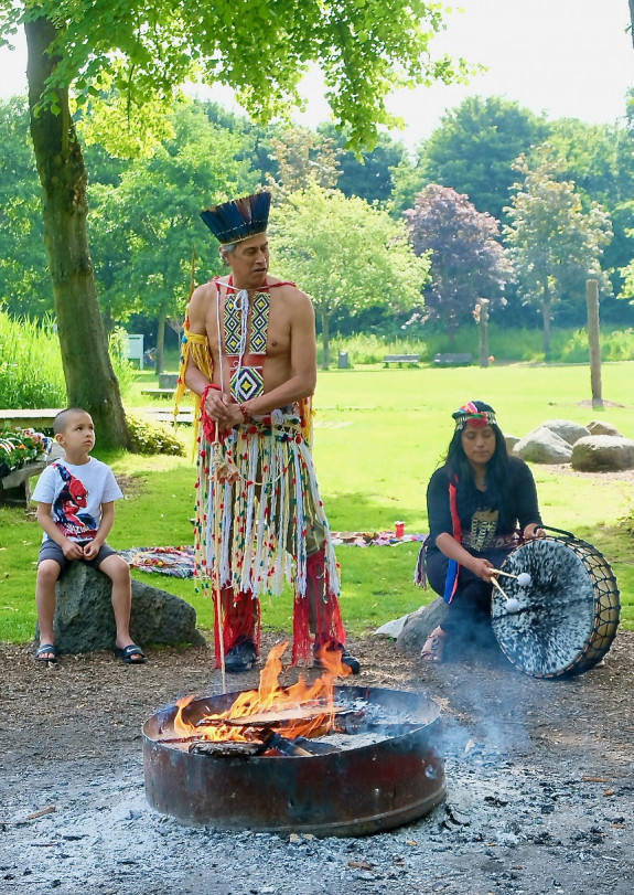 inheems vuur ritueel