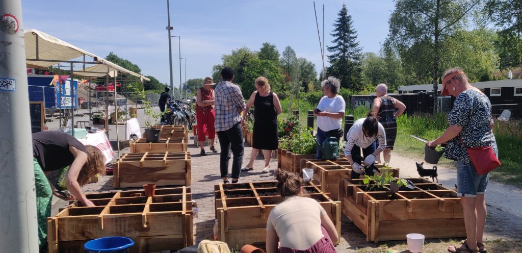 Eetbare stoep maken in Westerpark