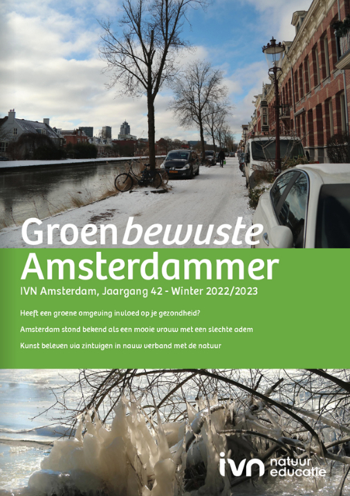 De ledenmagazine van IVN Amsterdam: de Groenbewuste Amsterdammer