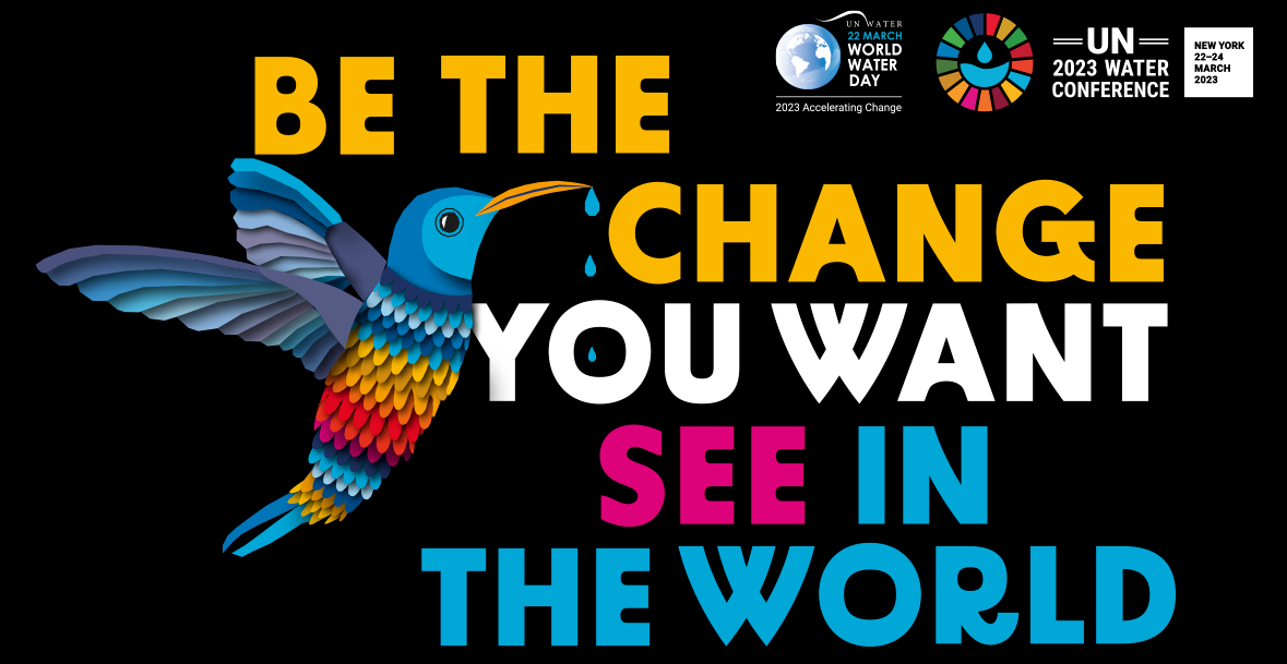Wereldwaterdag 2023: be the change you want to see in the world