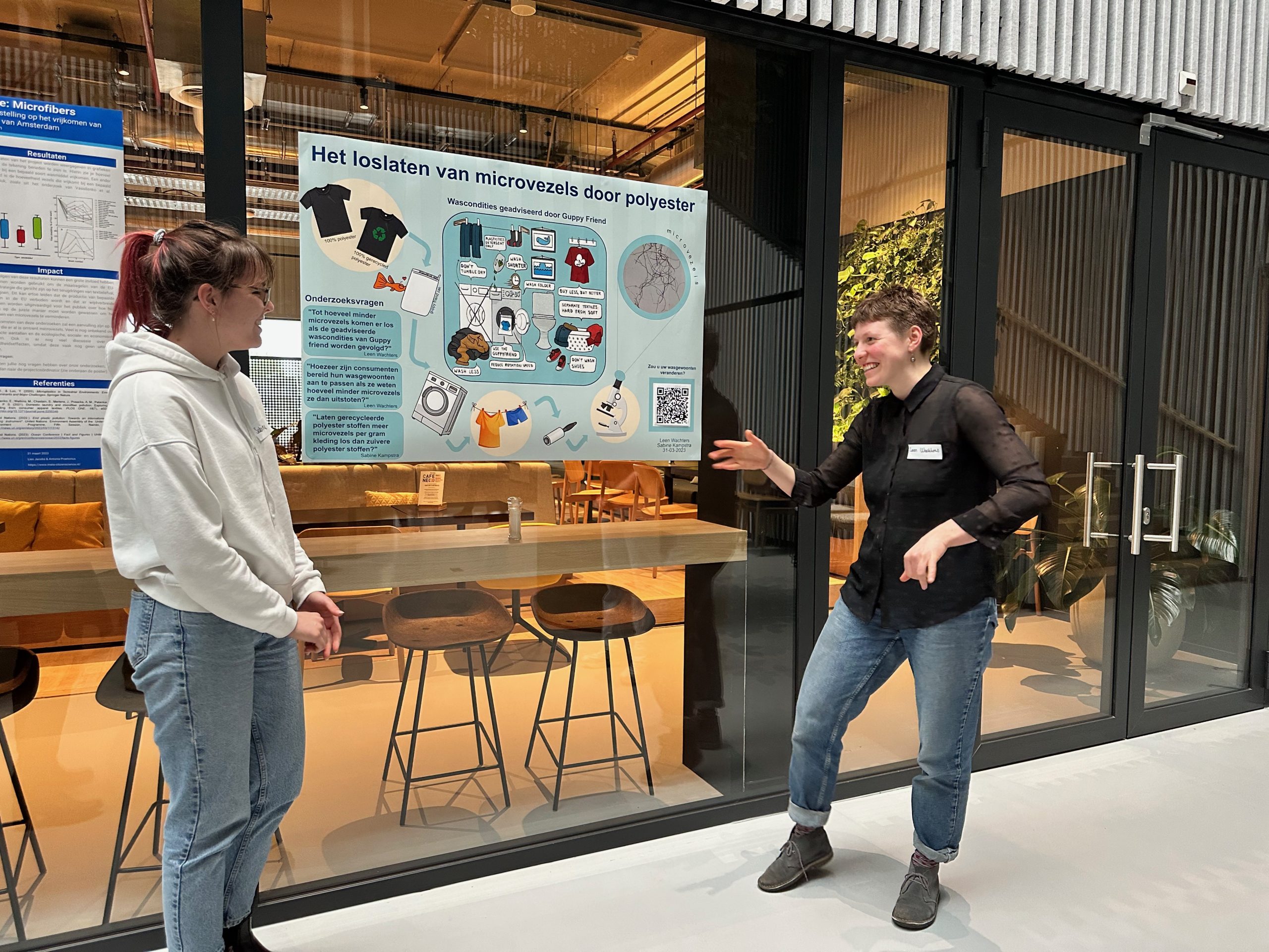 Burgeronderzoek microplastics synthetische kleding Amsterdam