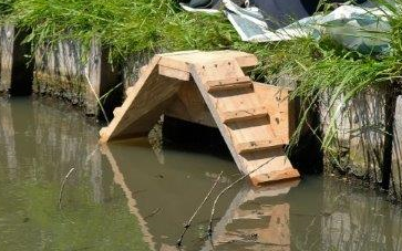 Faunatrap in de Elleboogvaart