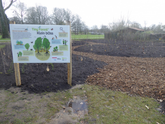 Klein bOss bij Kinderboerderij De Elzenhoek bij aanleg