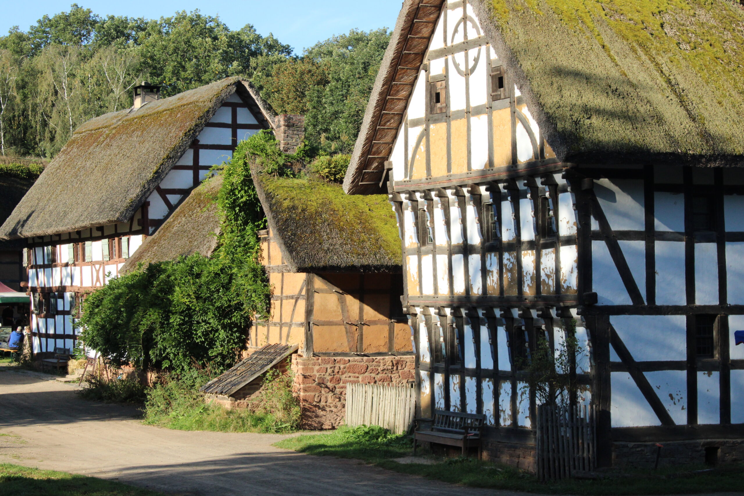 Vakwerkhuizen uit de Eifel in Openluchtmuseum Kommern (foto: Olaf Op den Kamp))