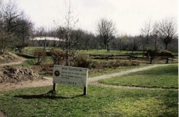 Heemtuin vlak na de aanleg