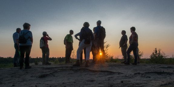 Zonsondergang, Schadijker bossen,