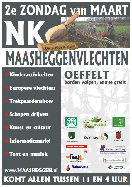 Poster Maasheggenvlechten