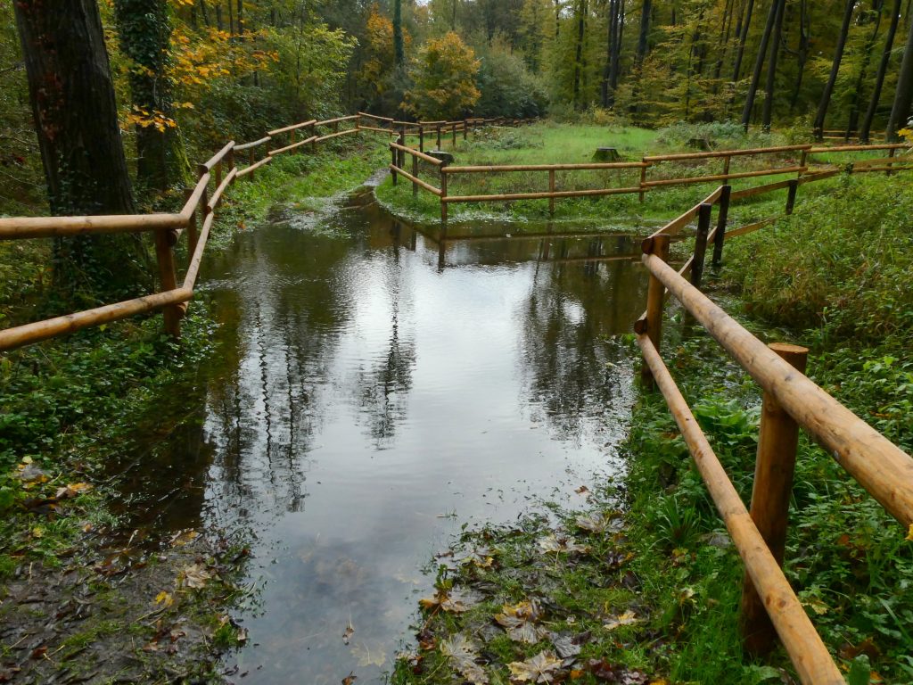 Overstroomd wandelpad Bekendelle