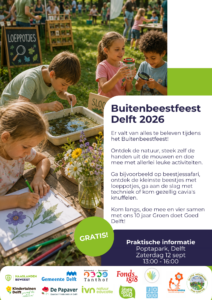 Flyer Buitenbeestfeest. De inhoud staat ook in het nieuwsbericht.