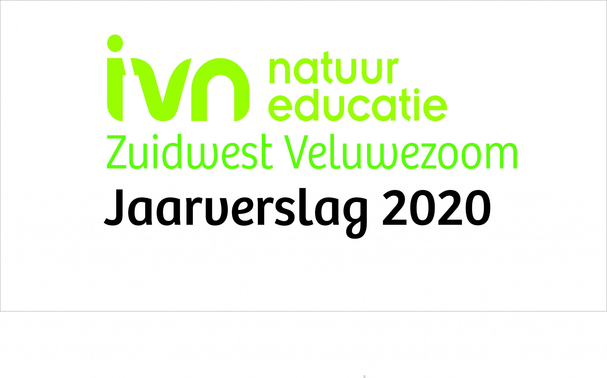 jaarverslag 2020