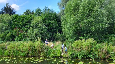 Waterdiertjes op Open Dag De Kaardebol