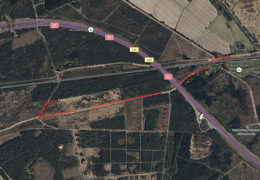 Werklocatie natuuronderhoud Regelbergen