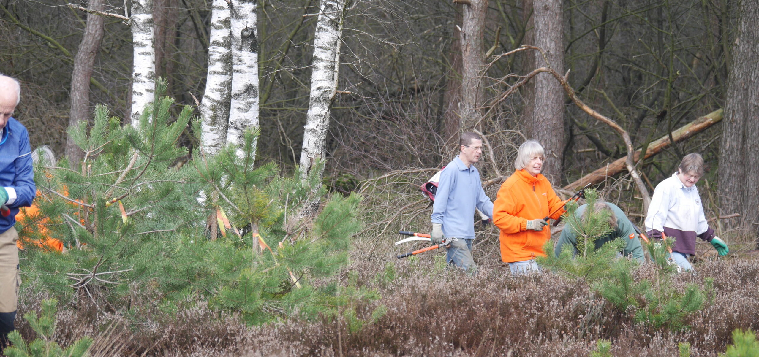 Aan het werk bij de Regelbergen