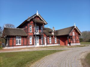 Gebouw in vakwerkstijl