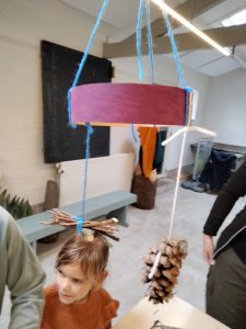 Scharrelkids natuurwerkdag mobile