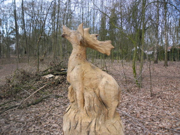 houtsnijwerk Kleine Meer