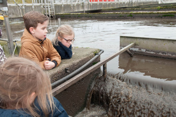 bezoek rioolwaterzuivering Hapert