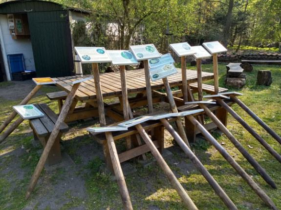 nieuwe vlindertuinbordjes