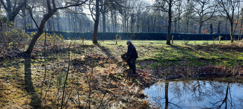 vlindertuin poel schoonmaken 2op1