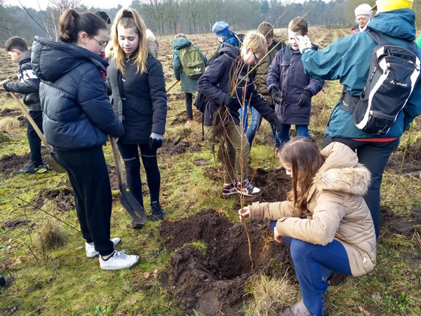 Boomfeestdag 2023 Waalre plantplek