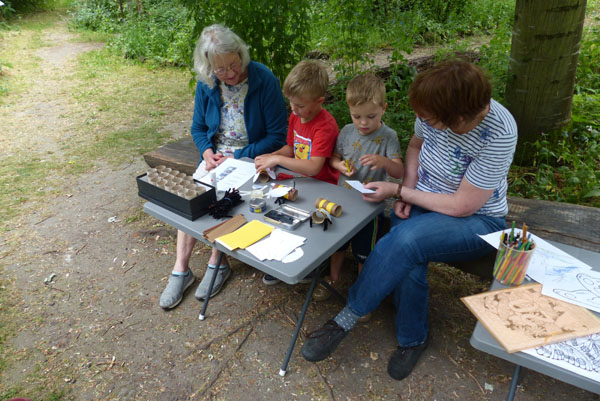 kindermiddag vlindertuin knutselen 4op3