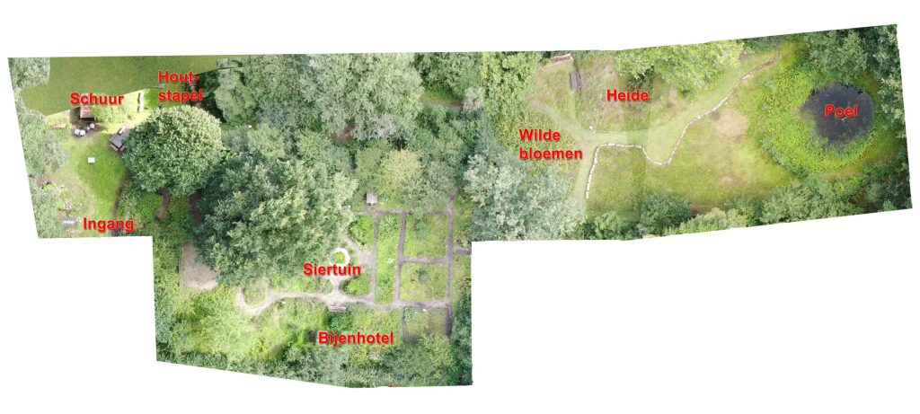 plattegrond vlindertuin waalre 2023
