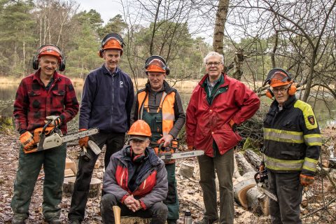 Natuurwerkgroep Waalre zaagploeg 2024 kop groot