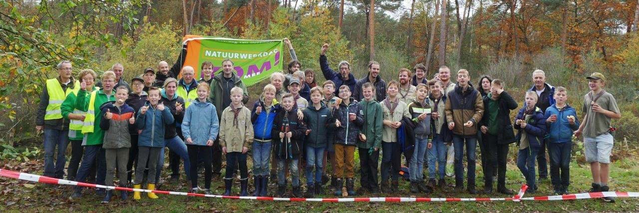 natuurwerkdag Brugseheide 241102 kop 3op1