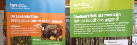 IVN Valkenswaard Waalre biodiversiteit rolbanners kop 3op1