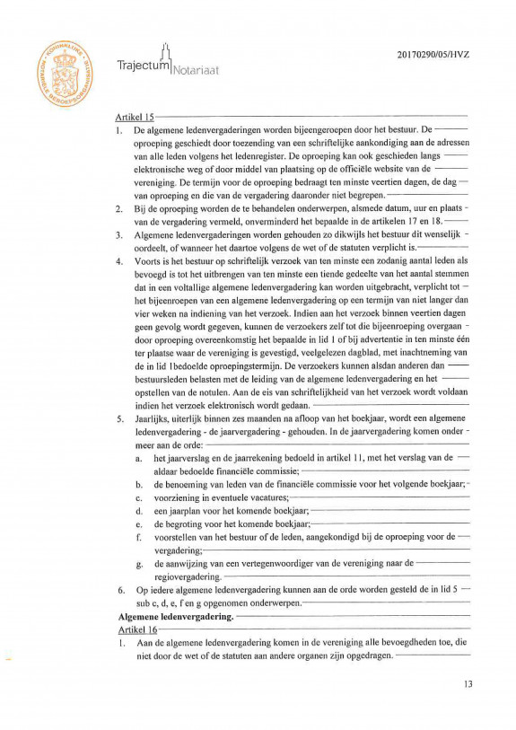 Statuten vereniging IVN Bernheze april 2018 pagina 13