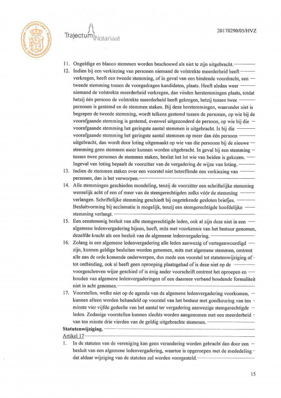 Statuten vereniging IVN Bernheze april 2018 pagina 15