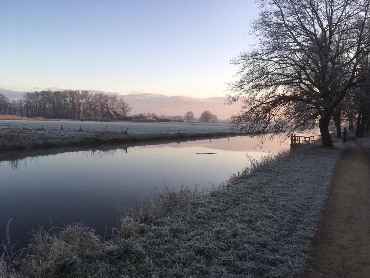 Winterlandschap bij Griendcultuur