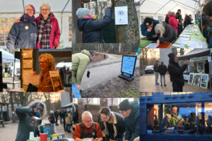 Collage van 10 foto's van de Kennemer Vogeldag 2026 in de AWD