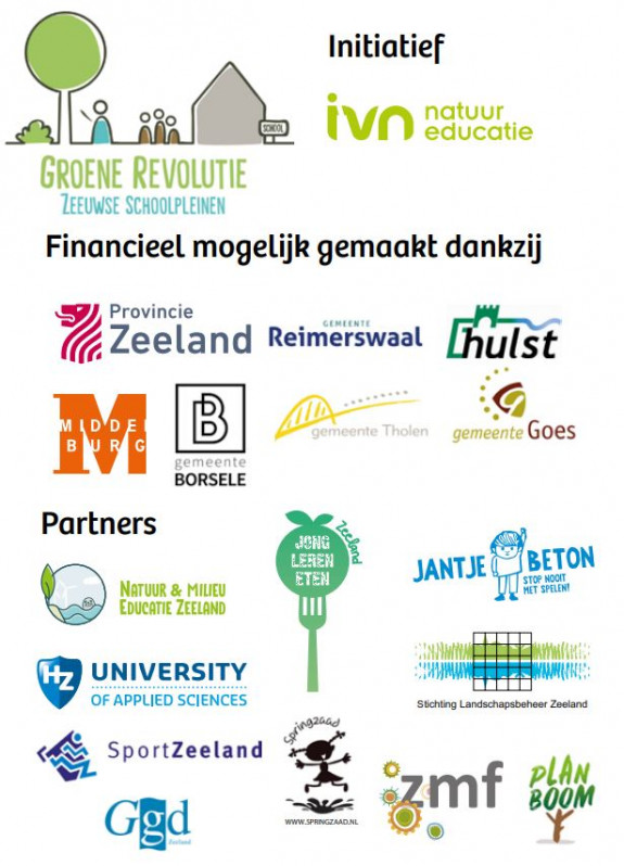 Partners Groene Revolutie Zeeuwse Schoolpleinen 2021