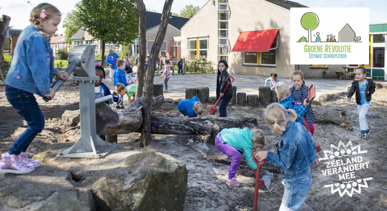 Groen schoolplein voor acht Zeeuwse scholen