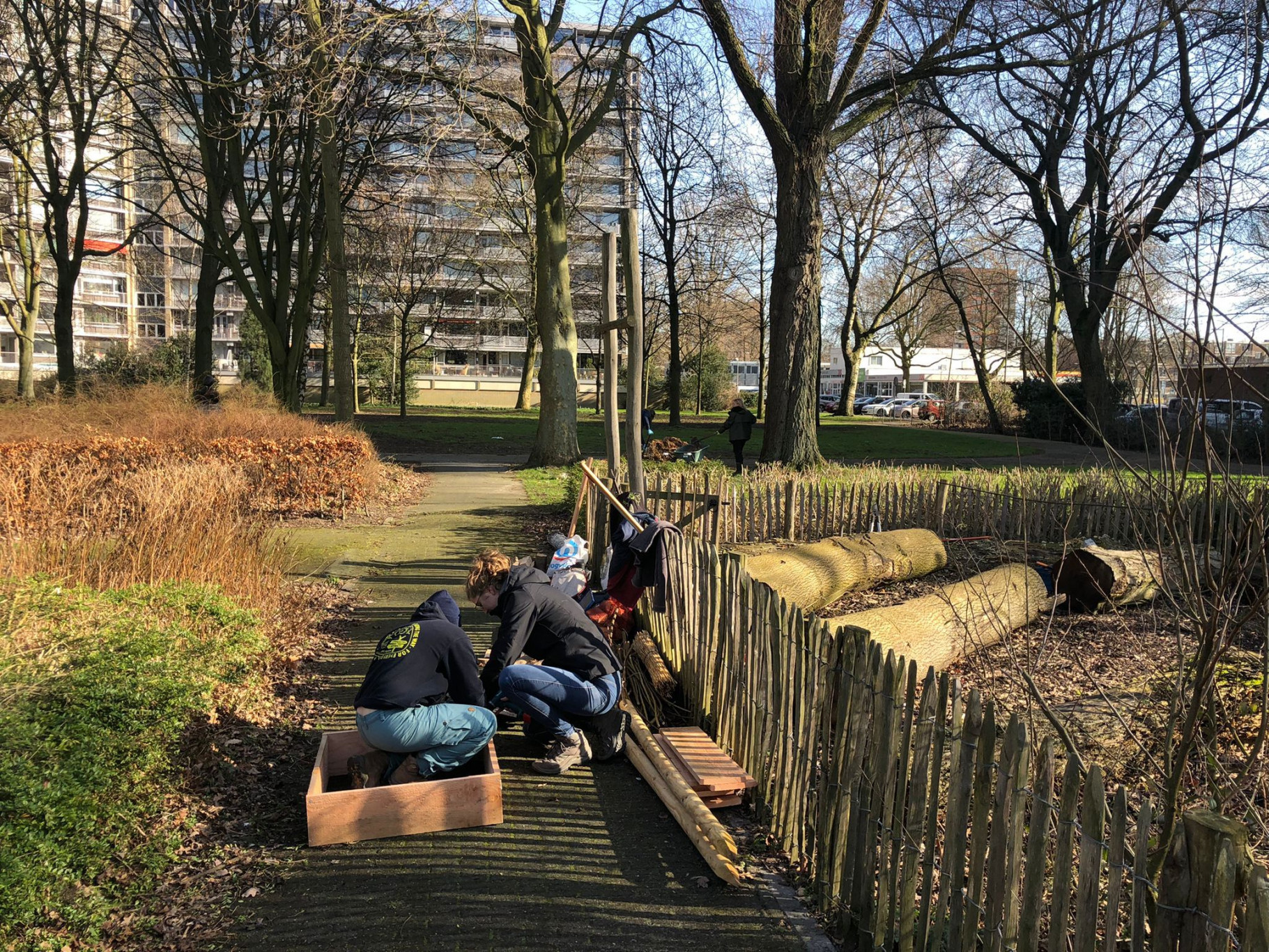 Klusdag Tiny Forest ‘t Groenoordje Schiedam