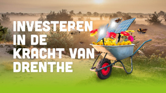 Pamflet investeren in de kracht van Drenthe