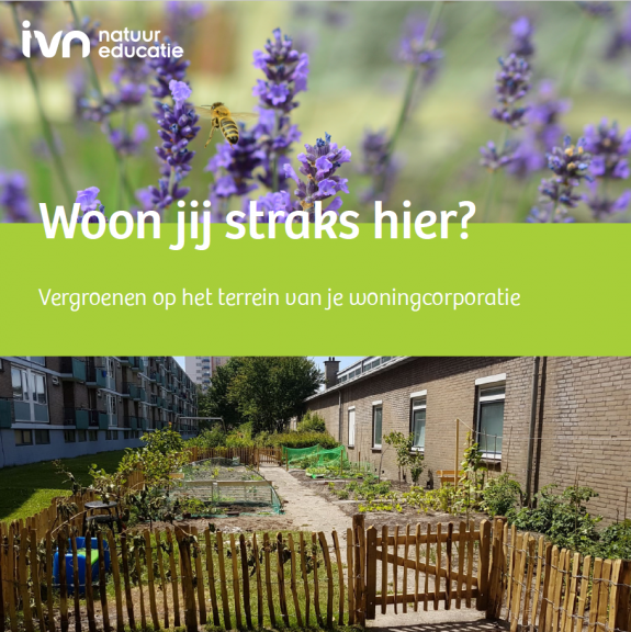 Vergroenen woningcorporatie folder