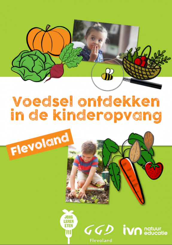 Flyer voedsel ontdekken kinderopvang