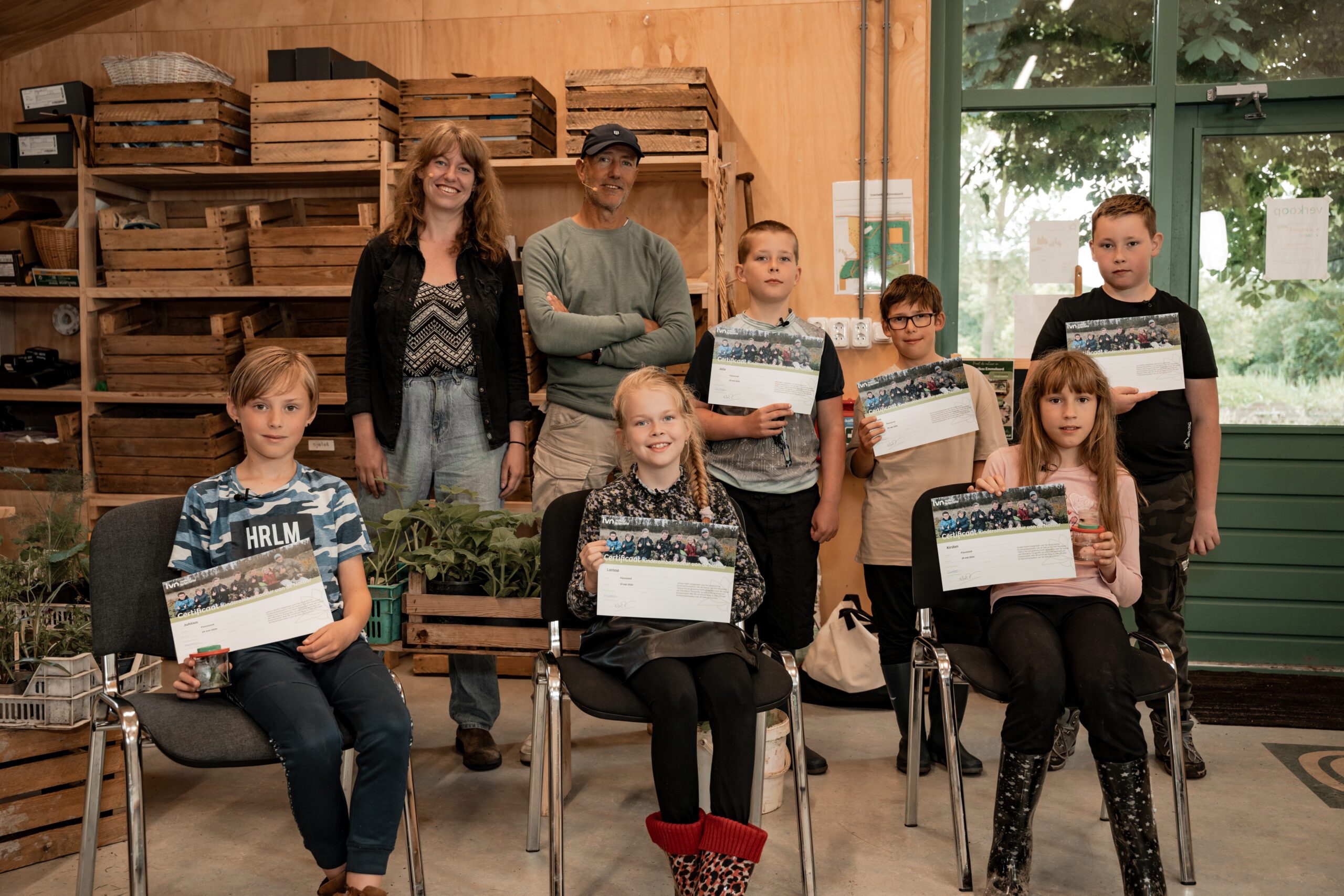 kinderambassadeurs van de natuur certificaat
