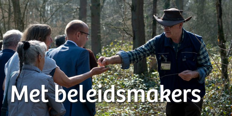 Beleidsmakers in de natuur