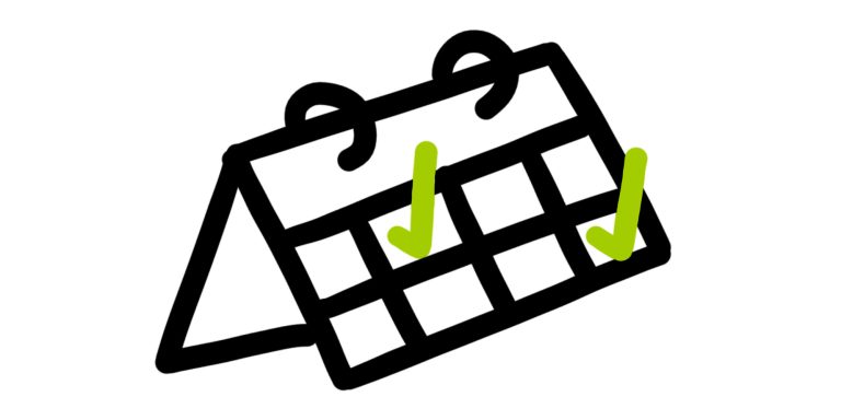 Illustratie van kalender