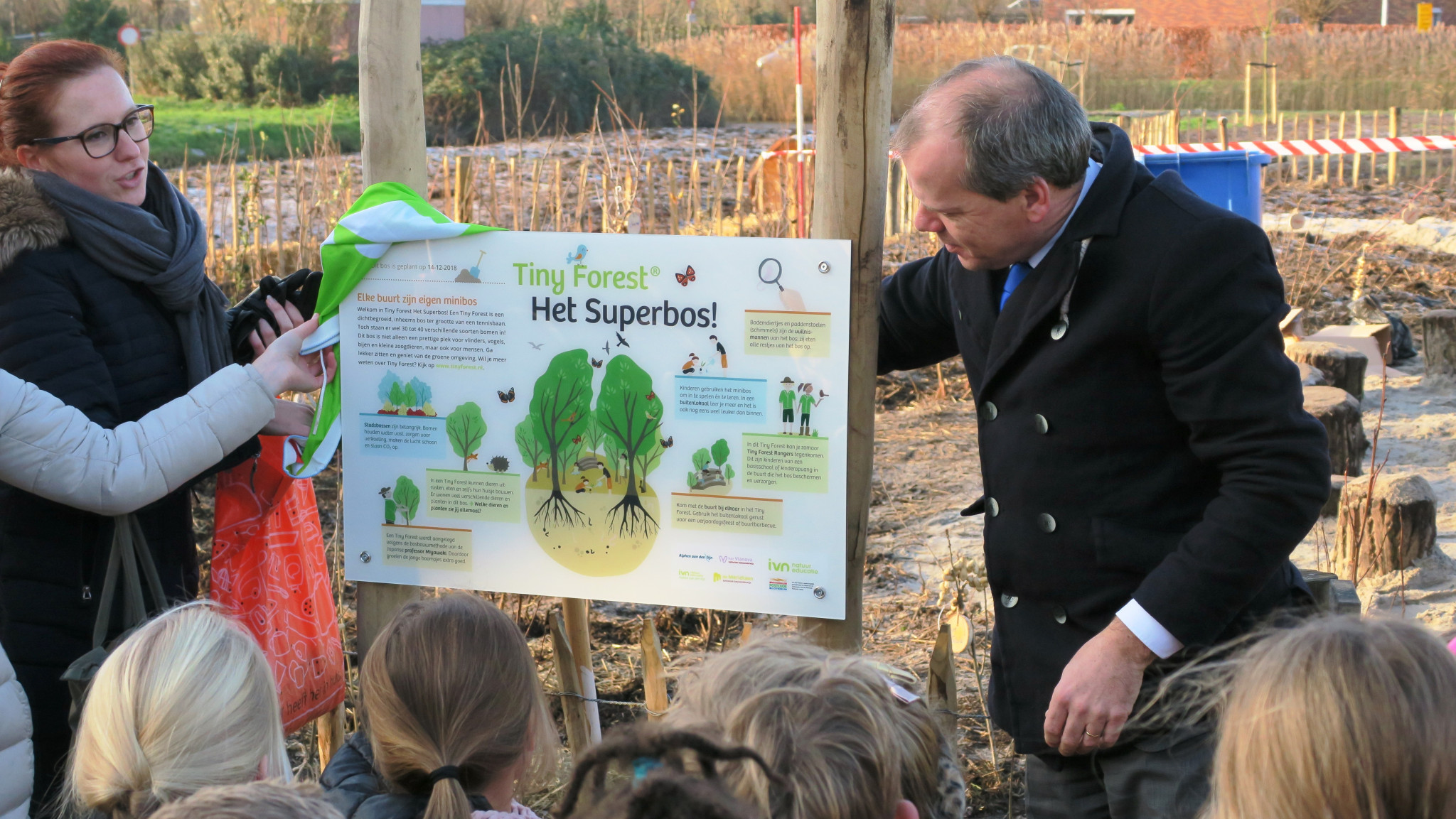 Eerste Tiny Forest in Alphen a/d Rijn een feit