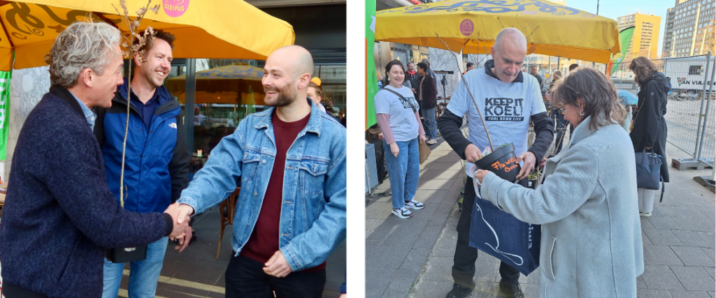 Boomfeestdag Hofplein Rotterdam