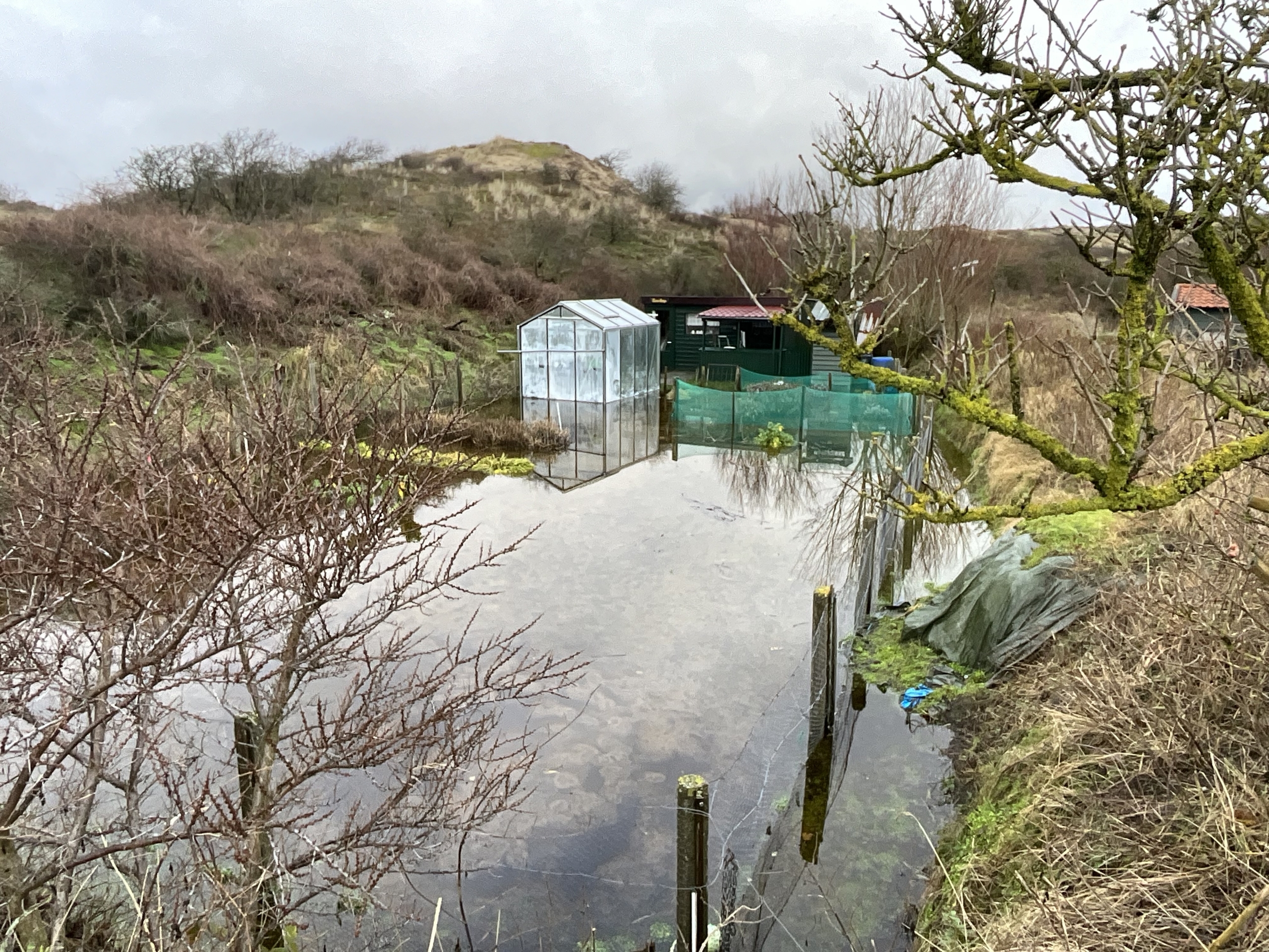 Duinlandje Wimmenum onder water (Fotograaf: Ruud de Raadt)